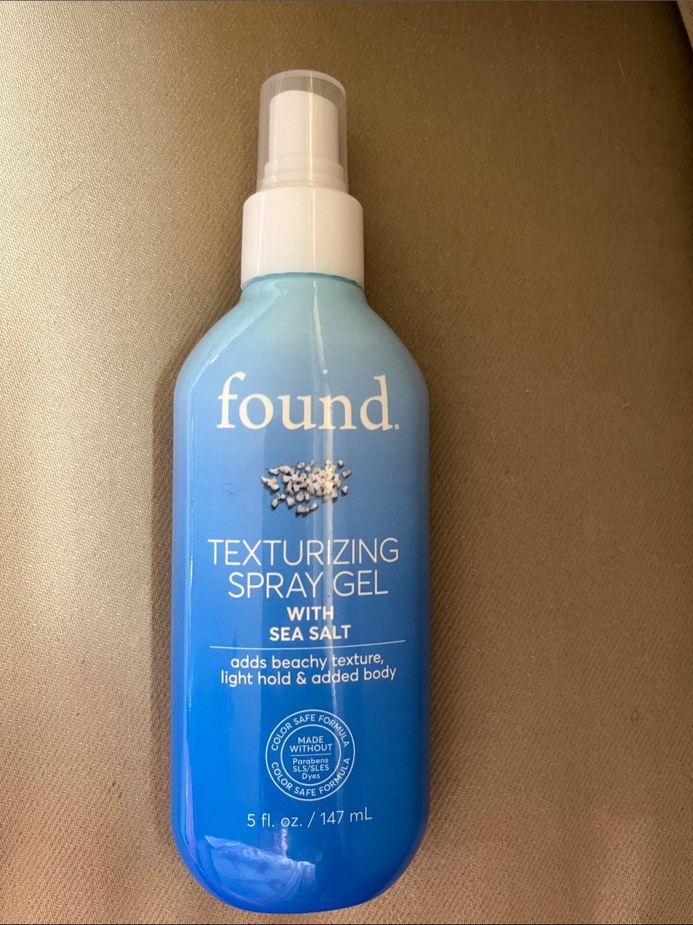 found. Blue Texturizing Spray Gel with Sea Salt - 5 fl. oz.